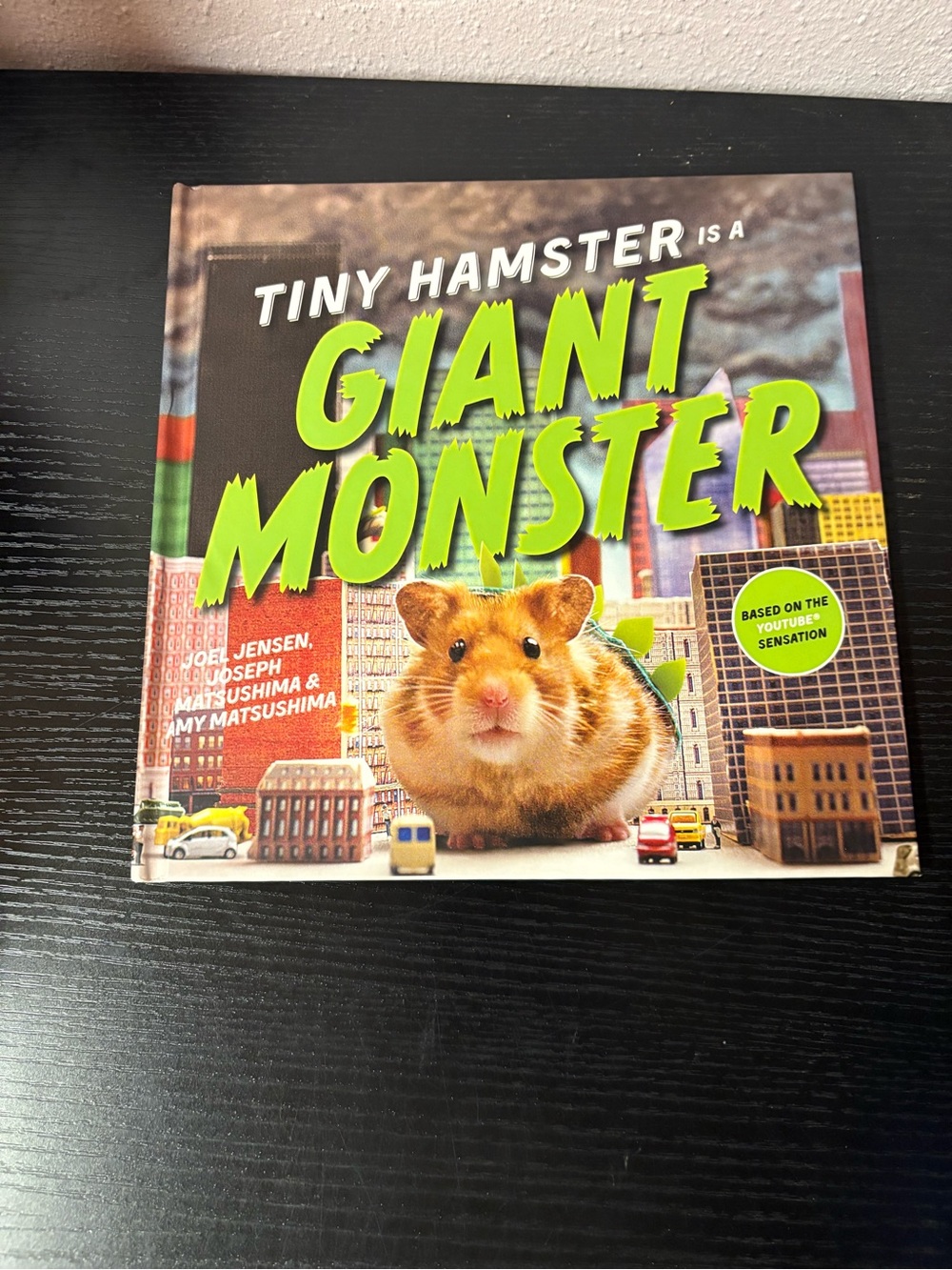 Tiny Hamster Is a Giant Monster Hardcover Kids Picture Book 2015